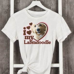 Ich liebe meinen Labradoodle benutzerdefiniertes r T-Shirt