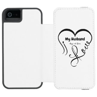 Ich liebe meinen Mann • Immer und ewig Incipio Watson™ iPhone 5 Geldbörsen Hülle