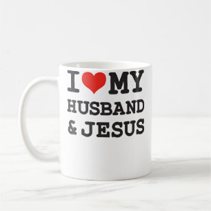 Ich liebe meinen Mann Jesus Romantisches christlic Kaffeetasse