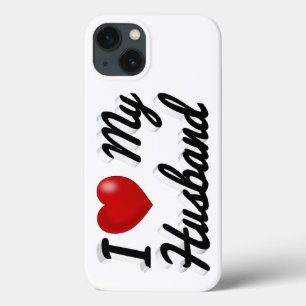 Ich liebe meinen Mann süße schwarze Text iPhone-Hü Case-Mate iPhone Hülle