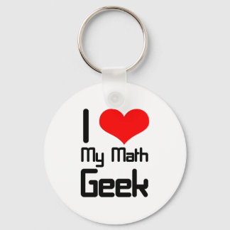 Ich Liebe meinen Mathematik-Geek Schlüsselanhänger