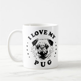 Ich Liebe meinen Mops Kaffeetasse
