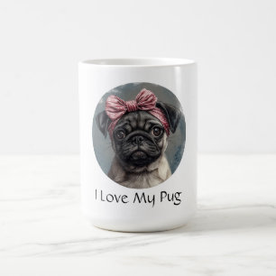Ich Liebe meinen Mops Kaffeetasse