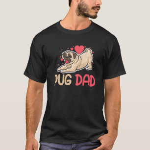 Ich Liebe meinen Mops Vater, lustiger Hund für Män T-Shirt