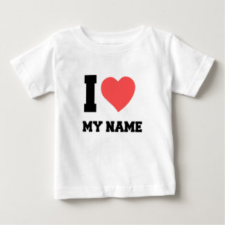 ICH LIEBE MEINEN NAMEN BABY T-SHIRT