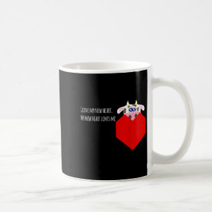 Ich liebe meinen neuen Kuhklappen-Herzpatienten Kaffeetasse