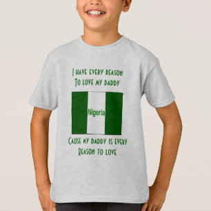 Ich Liebe meinen nigerianischen Vater T-Shirt