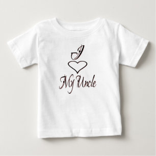 Ich Liebe meinen Onkel Baby T-shirt