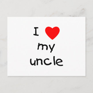 Ich Liebe meinen Onkel Postkarte