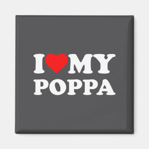Ich liebe meinen Opa Herz Familie Großvater Langar Magnet