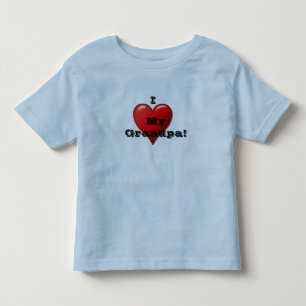 Ich liebe meinen Opa Kind Herz T-Shirt