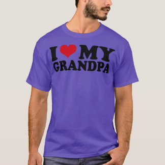 Ich Liebe meinen Opa Opa Vatertag T-Shirt