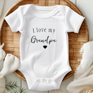 Ich liebe meinen Opa Schwangerschaftsankündigung Baby Strampler