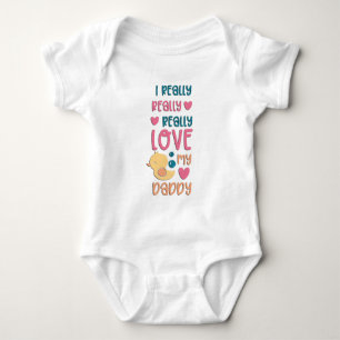 Ich Liebe meinen Papa Baby Bodysuit Baby Strampler