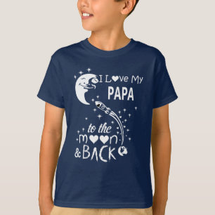 Ich liebe meinen Papa bis zum Mond und zurück T-Shirt