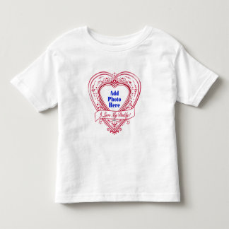 Ich Liebe meinen Papa! Foto Red Hearts Kleinkind T-shirt