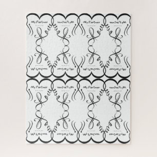 Ich liebe meinen Partner • Du bist mein Zuhause Puzzle