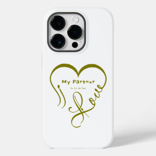 Ich liebe meinen Partner - Du bist mein Zuhause Wu Case-Mate iPhone 14 Pro Hülle