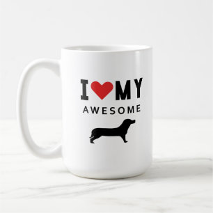 Ich Liebe meinen phantastischen Katzenhund Kaffeetasse