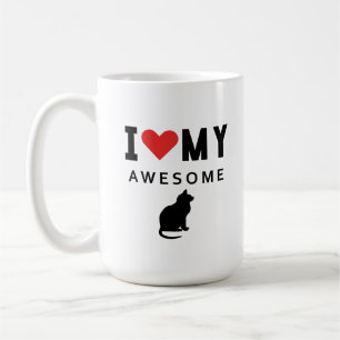 Ich Liebe meinen phantastischen Katzenhund Kaffeetasse