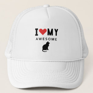 Ich Liebe meinen phantastischen Katzenhund Truckerkappe
