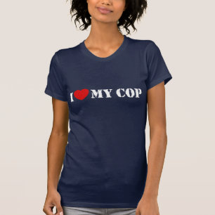 Ich Liebe meinen Polizist T-Shirt
