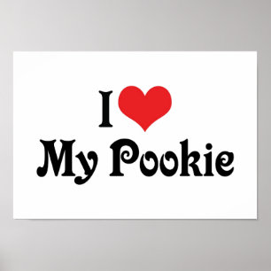 Ich liebe meinen Pookie Poster
