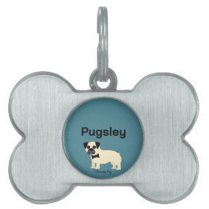 Ich liebe meinen Pug Tiermarke