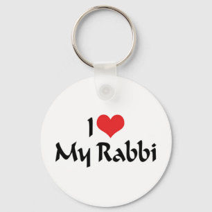 Ich liebe meinen Rabbiner-Schlüsselanhänger Schlüsselanhänger