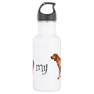 Ich Liebe meinen Redbone-Coonhound Edelstahlflasche