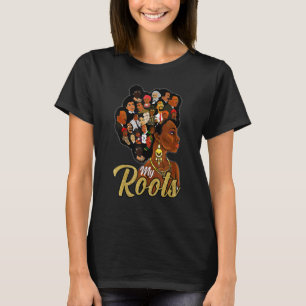 Ich Liebe meinen Roots Black Powerful History Mont T-Shirt