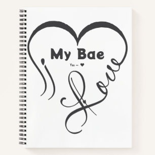Ich liebe meinen Schatz • Du = ♥ Notizbuch