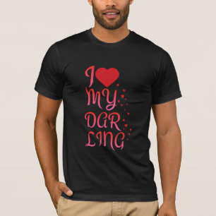 Ich liebe meinen Schatz zum Valentinstag Romantisc T-Shirt