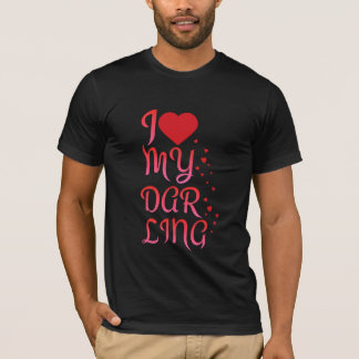 Ich liebe meinen Schatz zum Valentinstag Romantisc T-Shirt