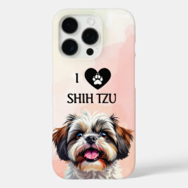 Ich Liebe meinen schicken Tzu Welpen Hund iPhone 16 Pro Hülle