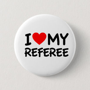 Ich Liebe meinen Schiedsrichter Button