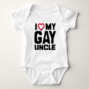 ICH LIEBE MEINEN SCHWULEN ONKEL -.png Baby Strampler
