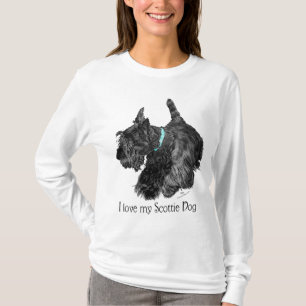 Ich liebe meinen Scottie-Hund T-Shirt