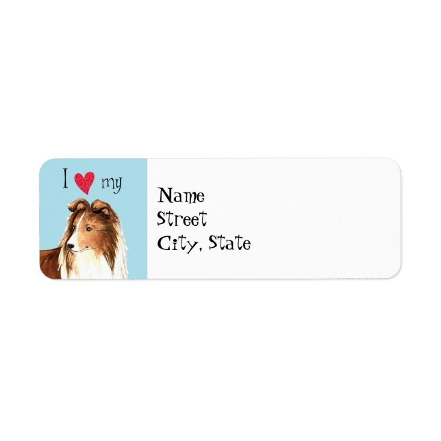 Ich Liebe meinen Sheltie (Vorne)