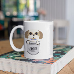 Ich Liebe Meinen Shih Tzu Hund Haustier Leuchtende Kaffeetasse