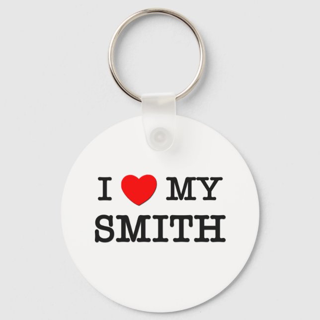 Ich Liebe meinen SMITH Schlüsselanhänger (Vorderseite)