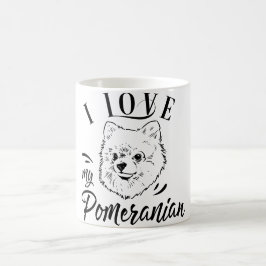 Ich Liebe meinen Spitz Kaffeetasse