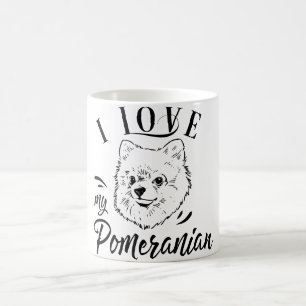 Ich Liebe meinen Spitz   Kaffeetasse