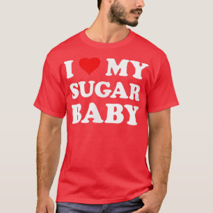 Ich liebe meinen Sugar Baby Lustiger Ehemann Vater T-Shirt