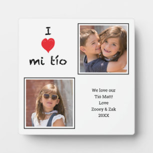 Ich liebe meinen Tio 2 Fotoplakette Fotoplatte
