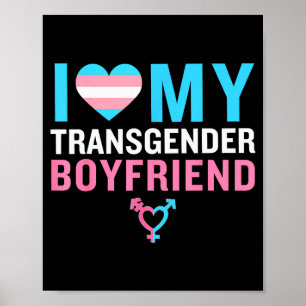 Ich liebe meinen transgeschlechtlichen Freund Lgbt Poster