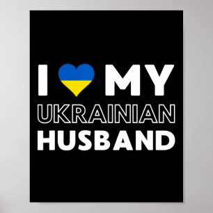 Ich liebe meinen ukrainischen Husky Poster