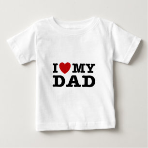 Ich Liebe meinen Vater Baby T-shirt