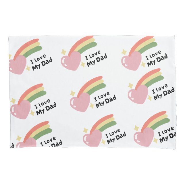 Ich Liebe meinen Vater Kissenbezug (Vorderseite)