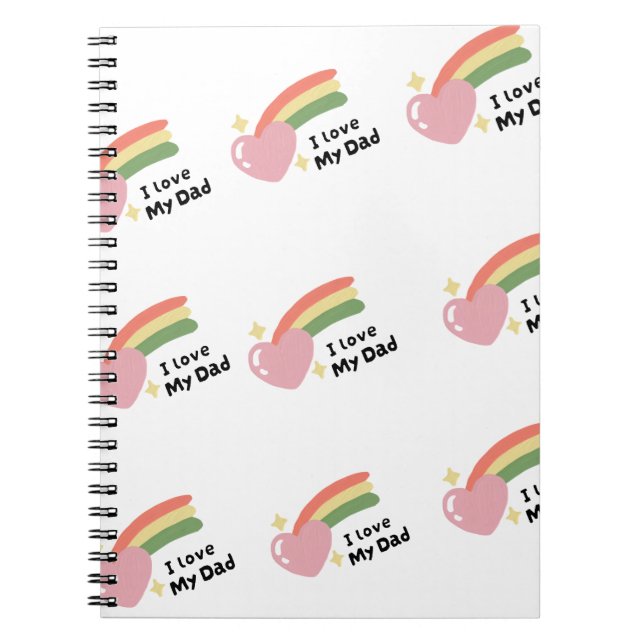 Ich Liebe meinen Vater Notizblock (Vorderseite)